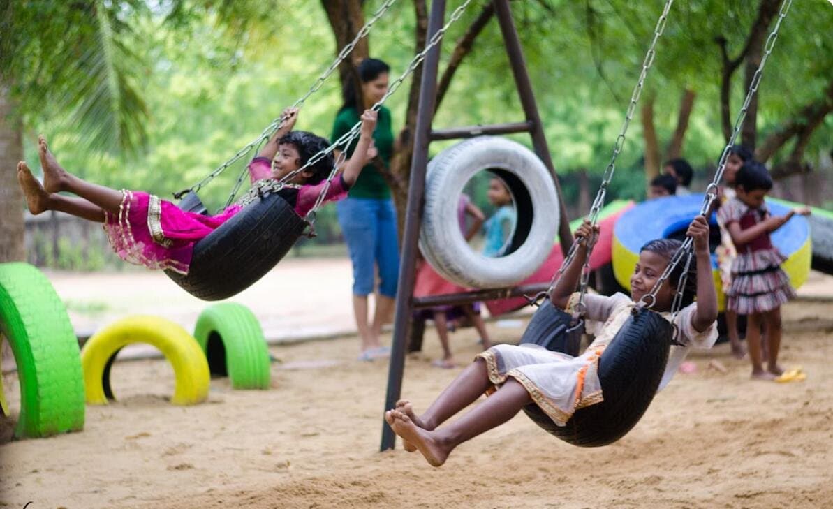 A Peak Inside India’s DIY, Sustainable Playgrounds