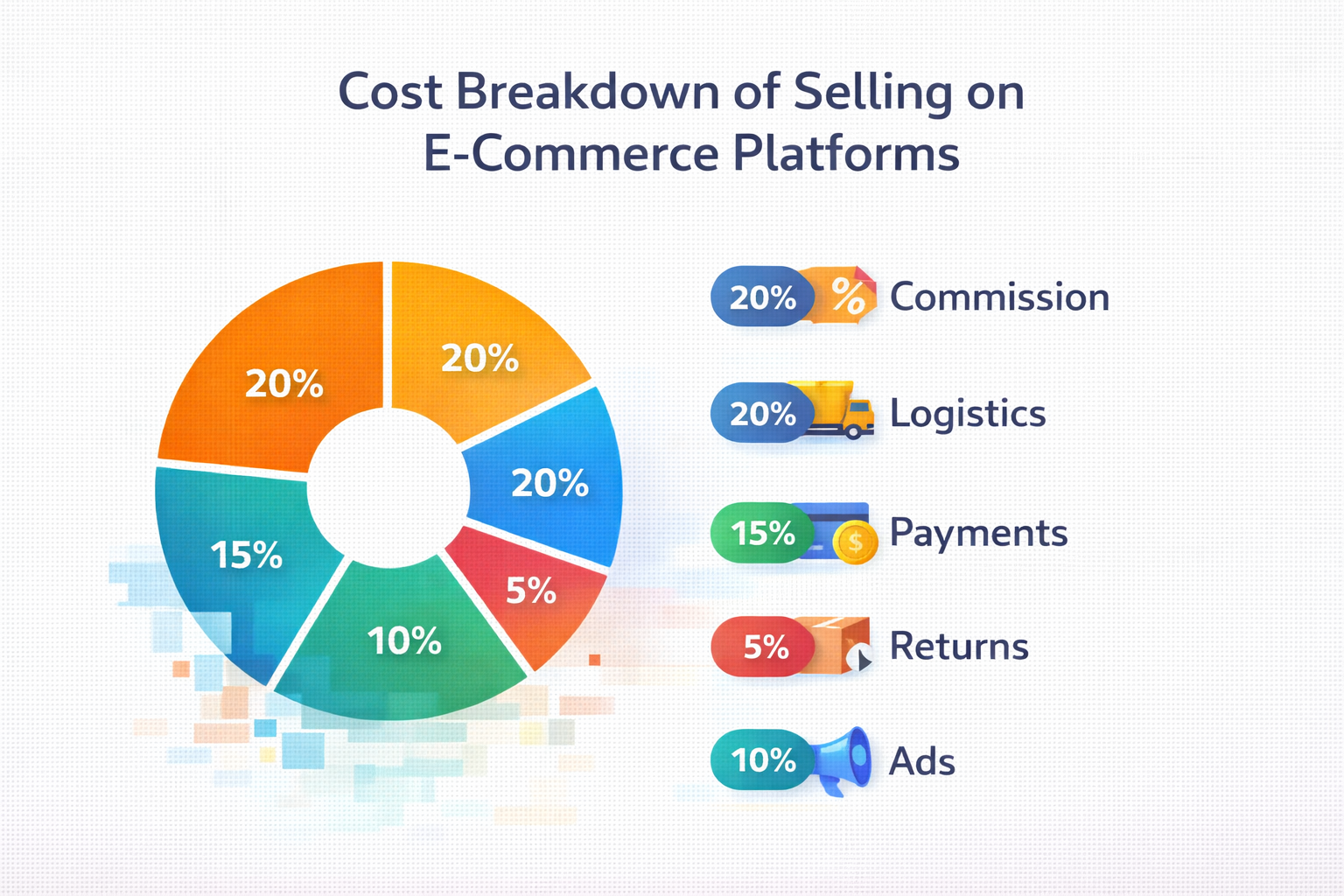 cost breakdown of selling on e-commerce platforms